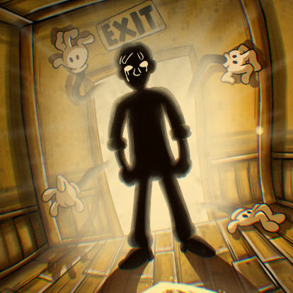 Bendy drawing